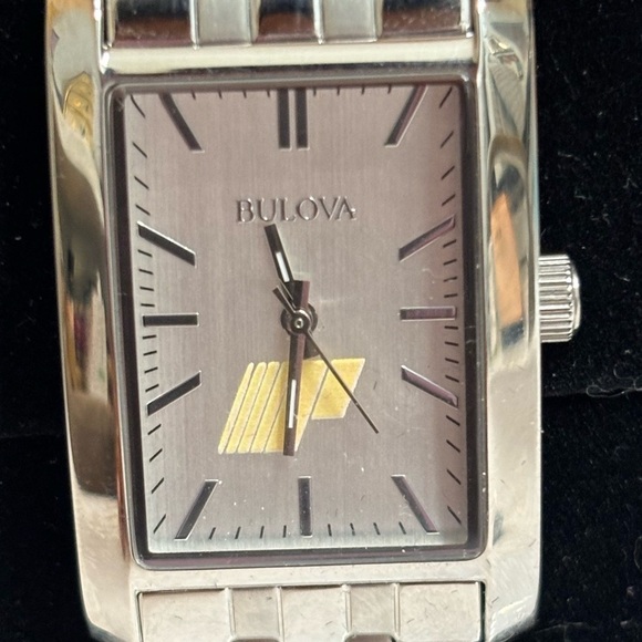 Bulova Silver Tank Watch Stainless 96A157 Corporate Collection New in Box main image 14